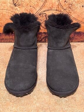 Kirkland Signature Women's Shearling Ankle Boots - Black - Size 9